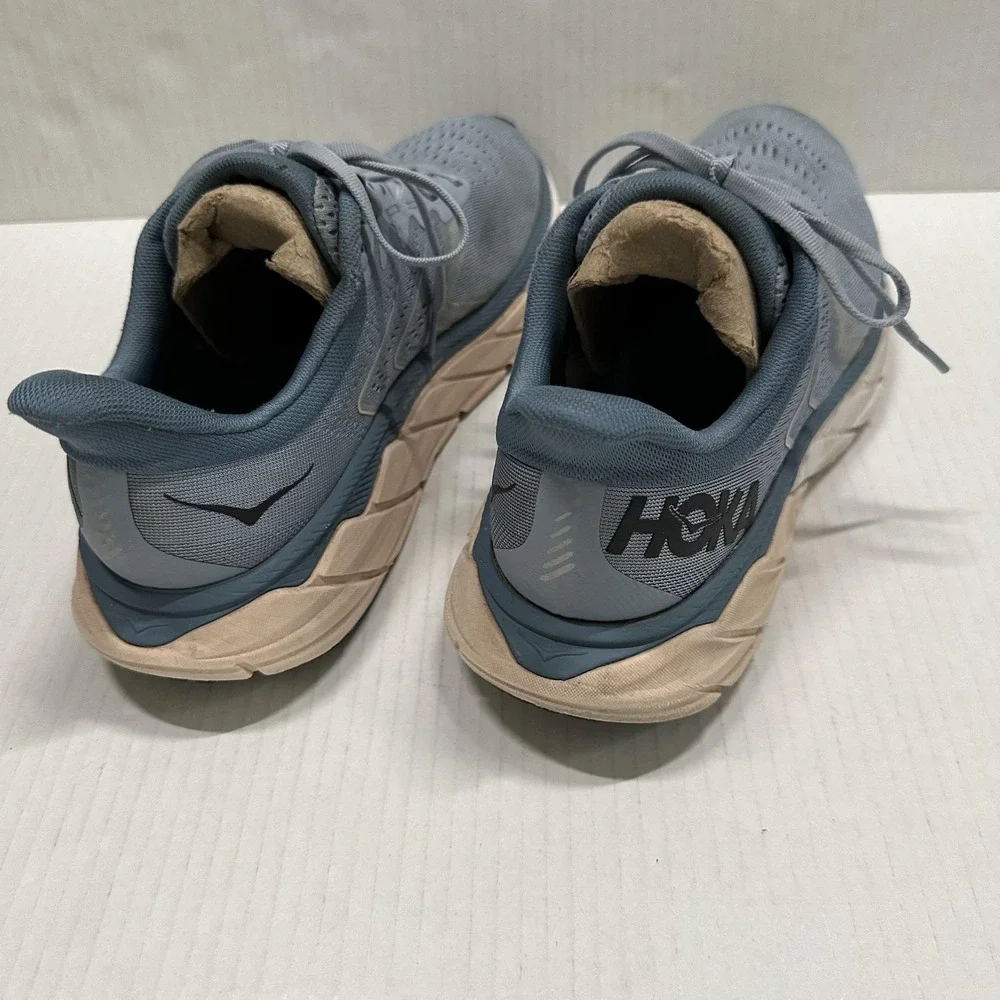Hoka One‎ One Arahi 5 Running Shoes Womens Size 9.5 Blue Mesh Stability Sneakers